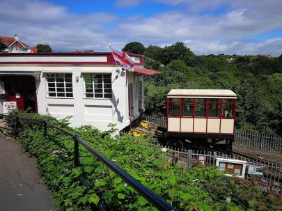 Babbacome Cliff Railway, Torquay, Devon, UK