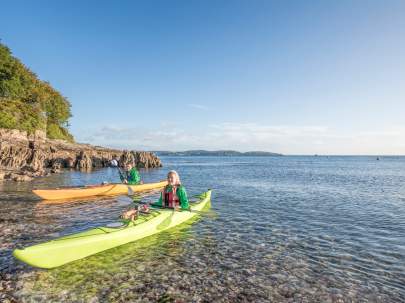 Kayaking, Torquay, Devon, UK