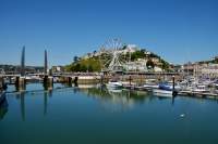 Torquay harbour bridge, Torquay, Devon